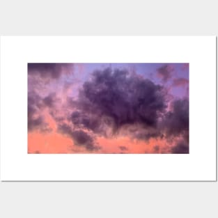 Purple Cloud and Sky Posters and Art